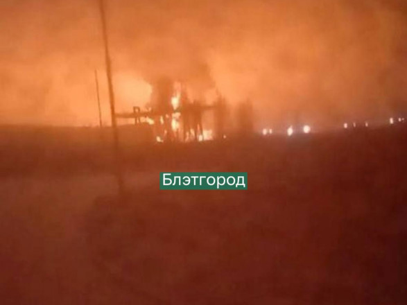 У росії знову палає: у бєлгороді пожежа на нафтобазі
