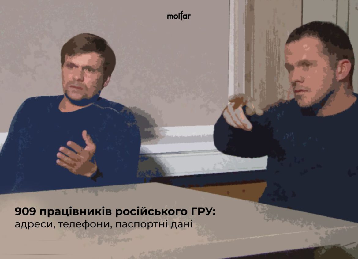 "909 працівників": у мережі опублікували свіжу базу російських ГРУшників