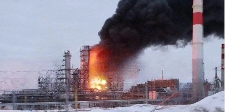 15 безпілотників: з'явилися деталі ураження нафтозаводу в краснодарському краї рф