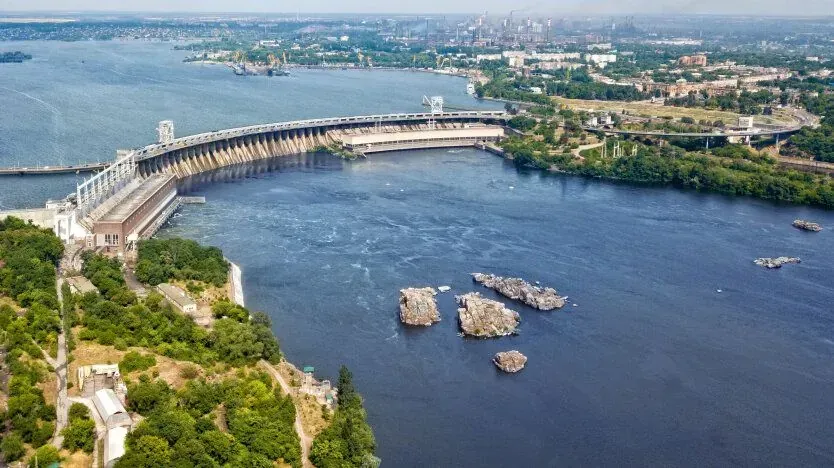 ДніпроГЕС практично на сьогодні не працює – Укргідроенерго