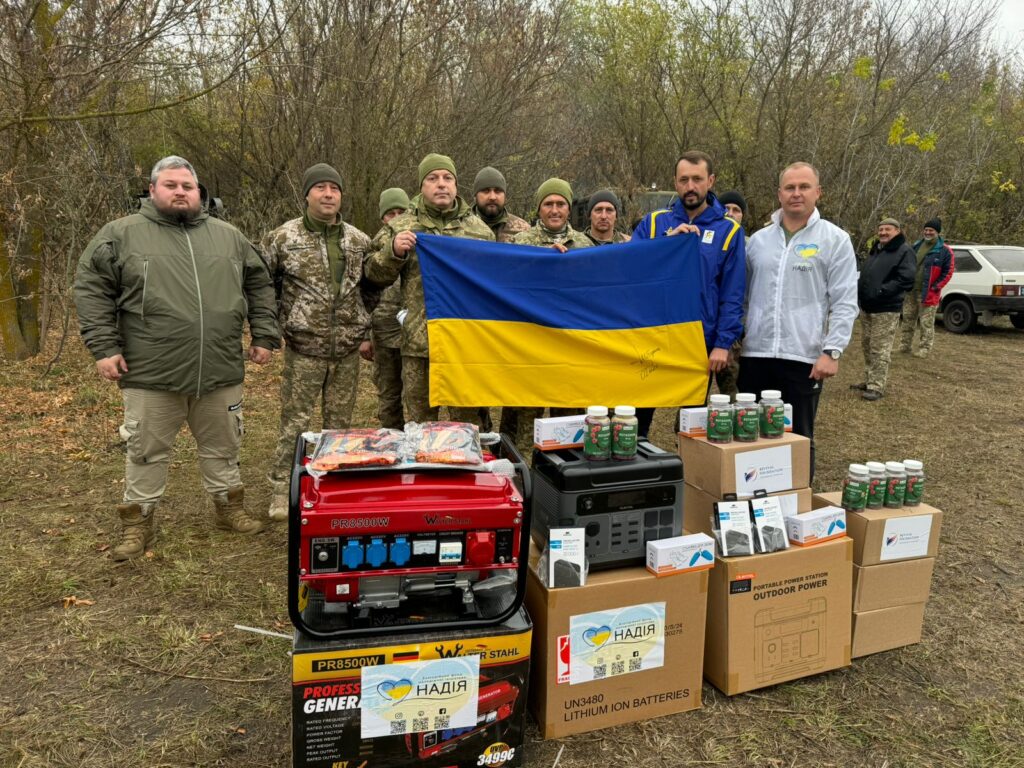 Команда БФ молодіжної ініціативи «Надія» Валерія Дубіля в Новорічні свята доставила РЕБи бійцям