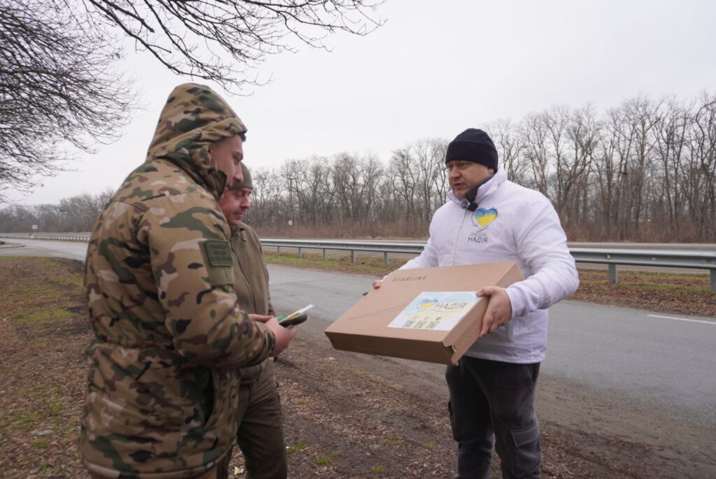 Гуманітарна місія БФ «Надія» Валерія Дубіля спільно з Євгеном Довбнею на Курахівському напрямку