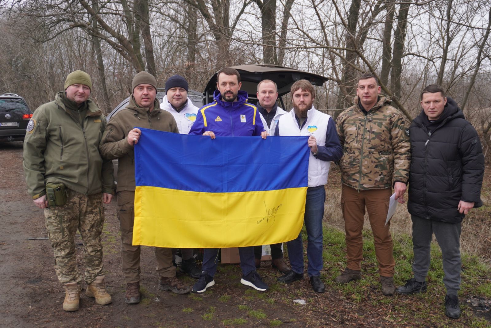 Гуманітарна місія БФ «Надія» Валерія Дубіля спільно з Євгеном Довбнею на Курахівському напрямку