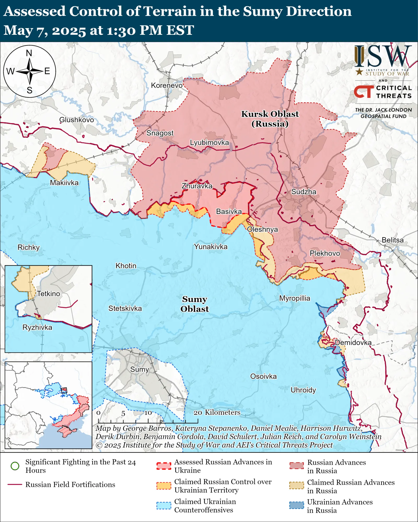 Сили оборони знову просунулися на Курщині: в ISW розповіли про ситуацію. Карта
