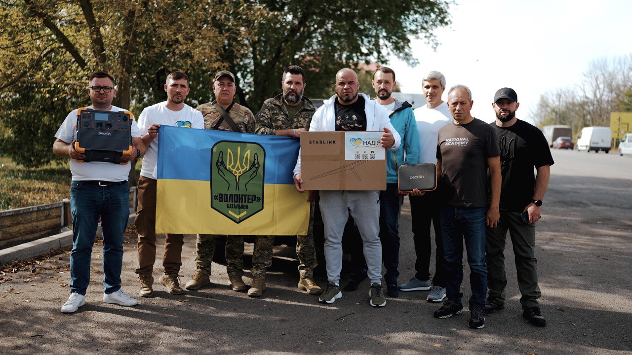 Фонд «Надія», Валерій Дубіль, Віта Присяжнюк та Артем Чаплигін доставили на схід РЕБи, засоби живлення та звʼязк