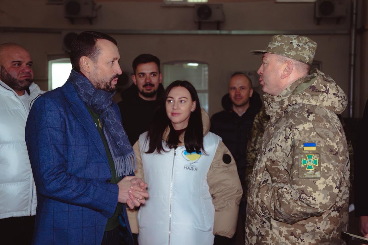 «Підтримуємо тих, хто щодня стримує ворога на передовій»: Валерій Дубіль і фонд «Надія» посилили підрозділи ДПСУ